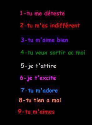 ke pensez vous de moi
